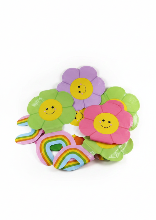 Multi-Color Daisy Flower Wrist & Desk Balloon