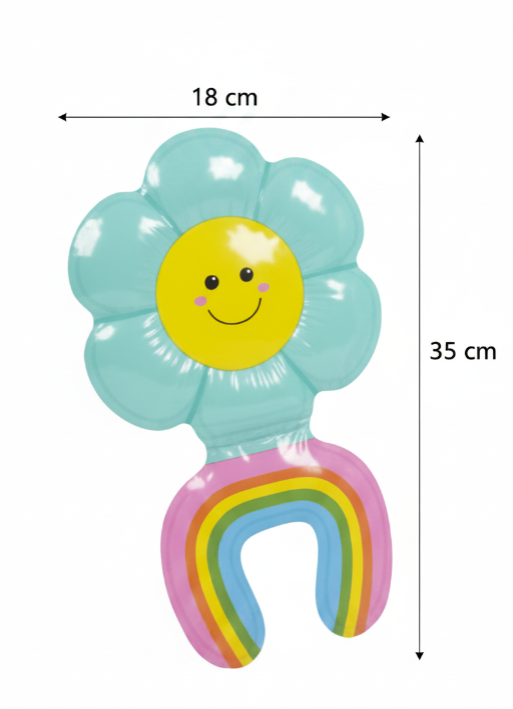 Multi-Color Daisy Flower Wrist & Desk Balloon